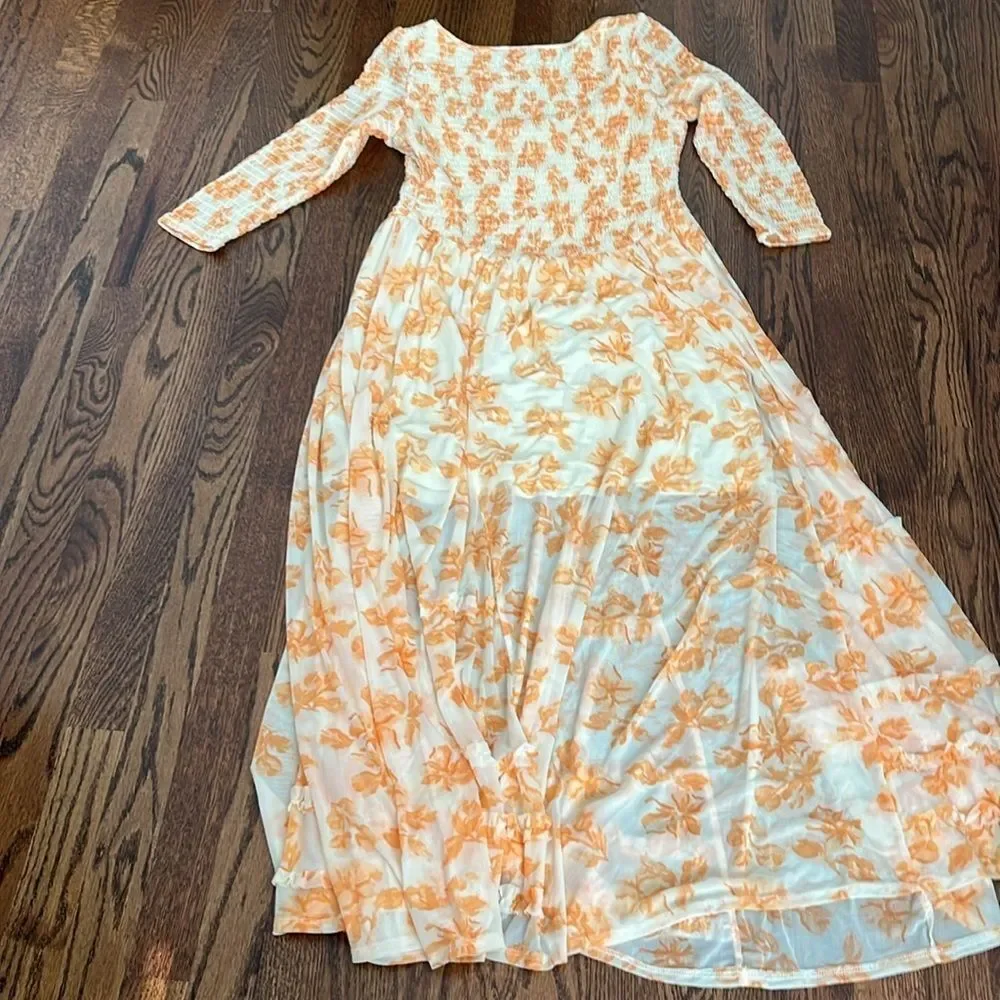 Free People size Large It's Fate Midi Dress